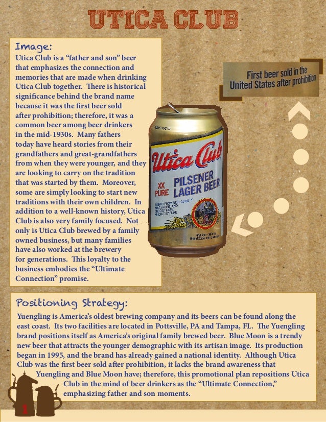 Utica Club Beer Brand Revamp