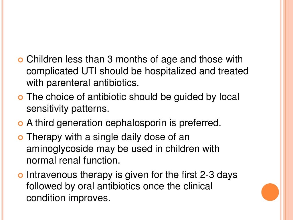 UTI in children