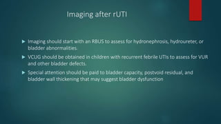 Atter Ruti UTI in children | PPTX