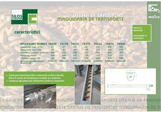 Utilaje de transport (Rumanian)