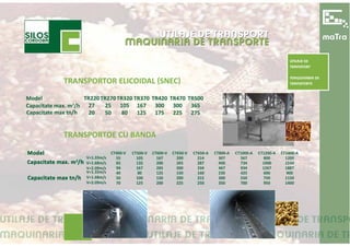 Utilaje de transport (Rumanian)