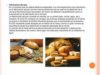 Utilidad de los microorganismos en la industria alimenticia (1) | PPTX