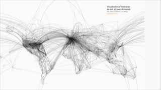 Visualisation d’itinéraires
de vols à travers le monde
Air Lines © David Greenberg
www.lx97.com

 