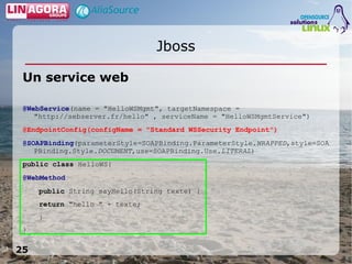Utilisation de services Web sécurisés en Java en environnement Open Source