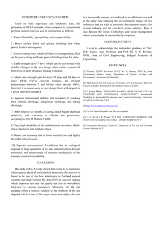 Utilisation of Fly Ash in Cement Concrete | PDF