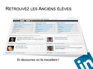 RETROUVEZ LES ANCIENS ÉLÈVES




    Et découvrez où ils travaillent !
 