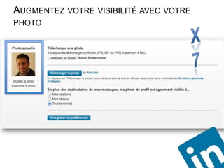 AUGMENTEZ VOTRE VISIBILITÉ AVEC VOTRE
PHOTO
 