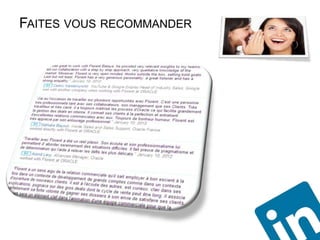 FAITES VOUS RECOMMANDER
 