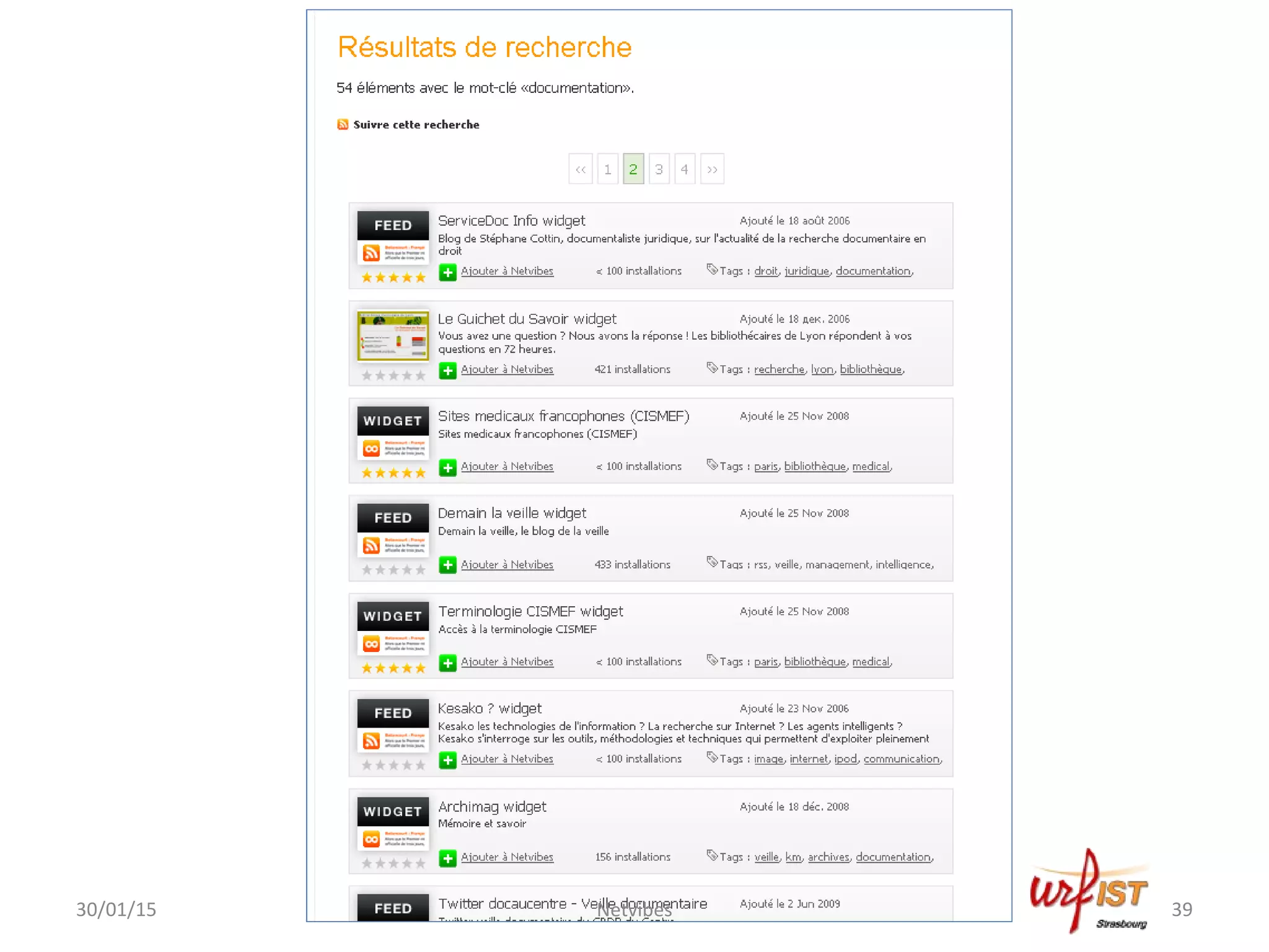 30/01/15 Netvibes 39
 