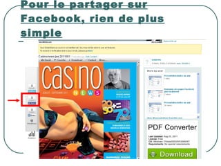 Pour le partager sur Facebook, rien de plus simple 