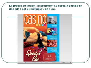 La preuve en image : le document se déroule comme un doc pdf il est « zoomable » en + ou - 