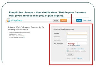 Remplir les champs : Nom d'utilisateur / Mot de pass / adresse mail (avec adresse mail pro) et puis Sign up. 
