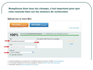 Remplissez bien tous les champs, c'est important pour que cela remonte bien sur les moteurs de recherches 