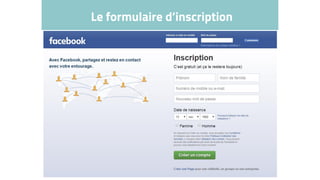 Le formulaire d’inscription
 