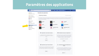 Paramètres des applications
 
