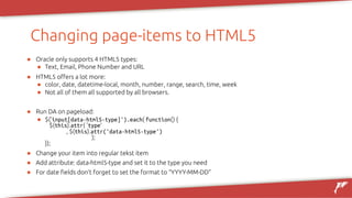 Utilising the data attribute | PPT
