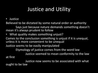 Utilitarianism | PPTX