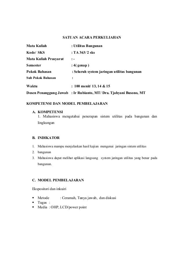 Utilitas bangunan