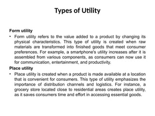 Utility: Types, Measures, and Consumer Satisfaction in Economics | PPTX