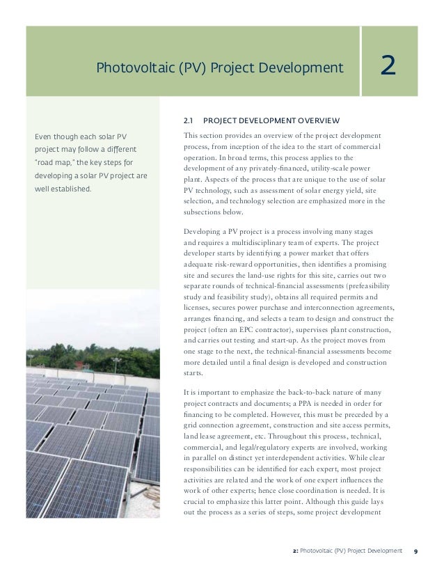 UtilityScale Solar Photovoltaic Power Plants A Project Developer’s…