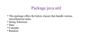 Utility classes | PPT