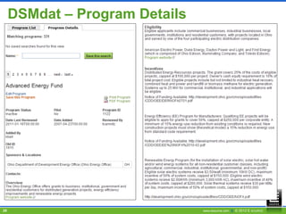 DSMdat – Program Details




28                              www.esource.com || © 2012 E SOURCE
 