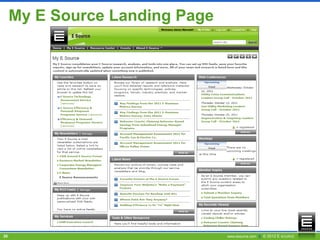 My E Source Landing Page




30                              www.esource.com || © 2012 E SOURCE
 