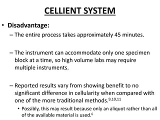 Utility of cell block in cytology. | PPTX