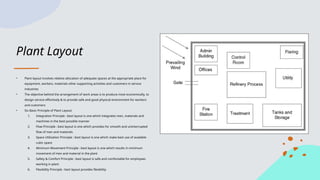 Material Utilization Part Layout Utility & Plant Layout - Design & Standards.pptx