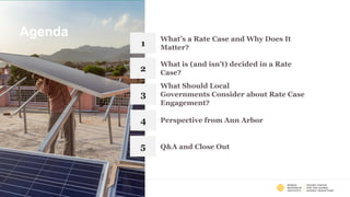 Rate Case Process Utility Rate Cases 101 How Local Governments Can Address Rising ...