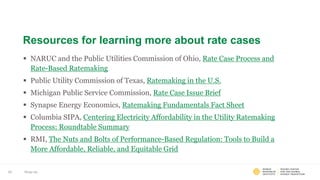 Rate Case Process Utility Rate Cases 101 How Local Governments Can Address Rising ...