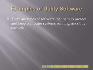 Utility software | PPTX