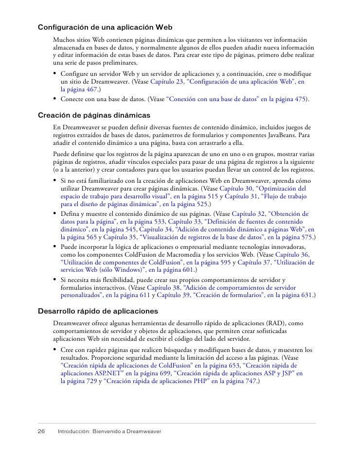 utilizacion de dreamweaver datos sobre el proceso de creacion rapida de prototipos