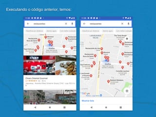 Executando o código anterior, temos:
 