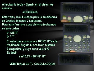 Utilizando la calculadora cientifica PARTE 1