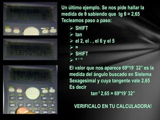 Utilizando la calculadora cientifica PARTE 1