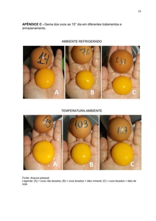 Utilização de óleo mineral e vegetal em ovos de galinhas poedeiras aps pico de produo sob diferentes temperaturas
