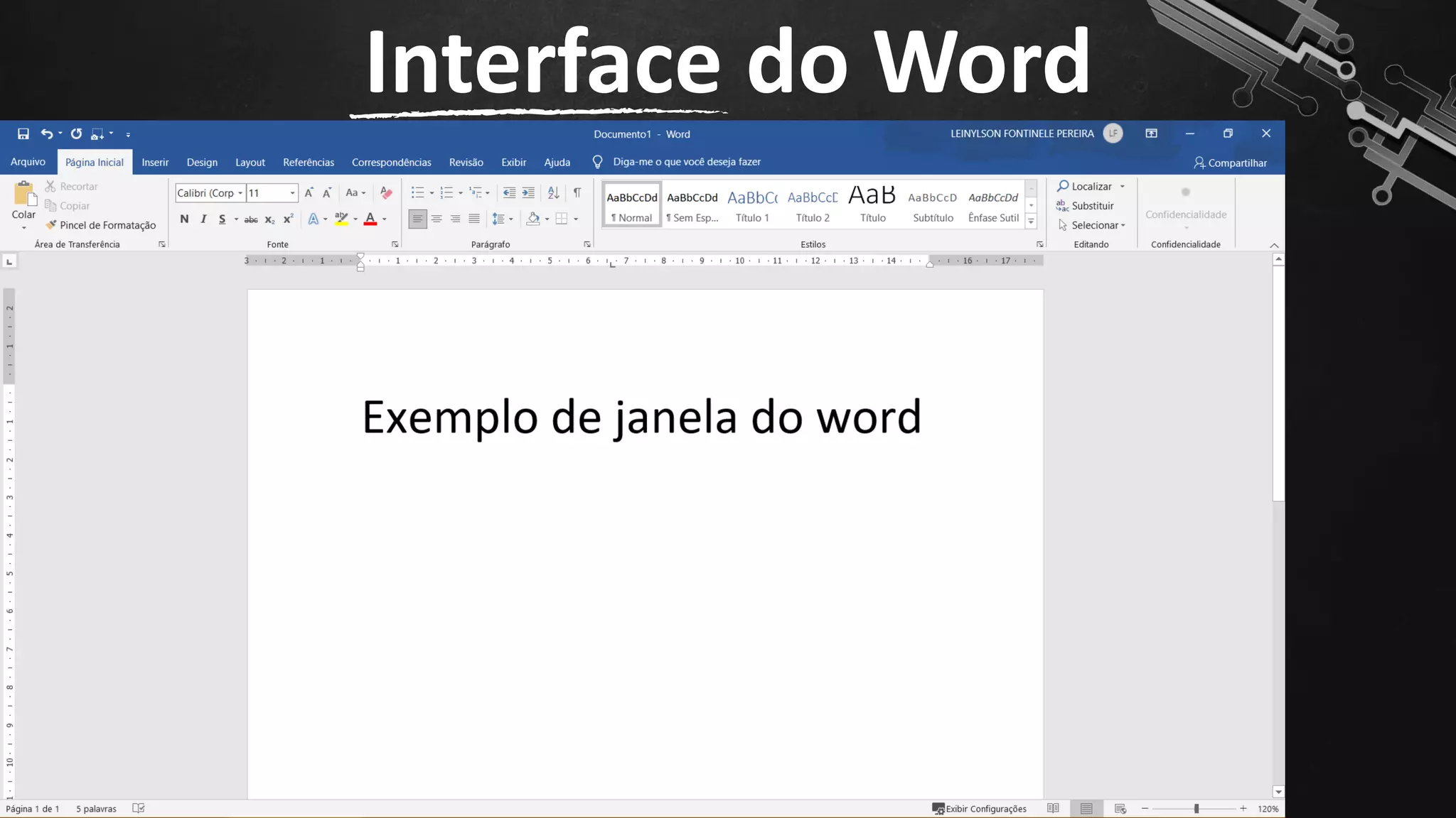 Interface do Word
7
 