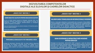 DEZVOLTAREA COMPETENȚELOR
DIGITALE ALE ELEVILOR ȘI CADRELOR DIDACTICE
 