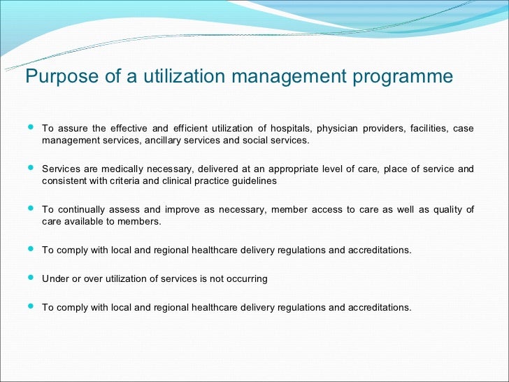 Utilization Management utilization-management