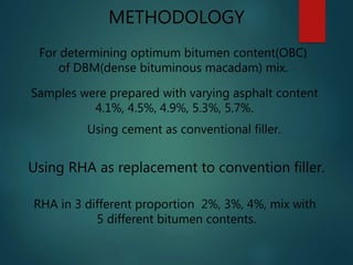 Utilization of rice husk ash in mix asphalt concrete as mineral fillar ...