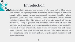 Utilization of Textile Solid Waste in Reinforced Composites development ...