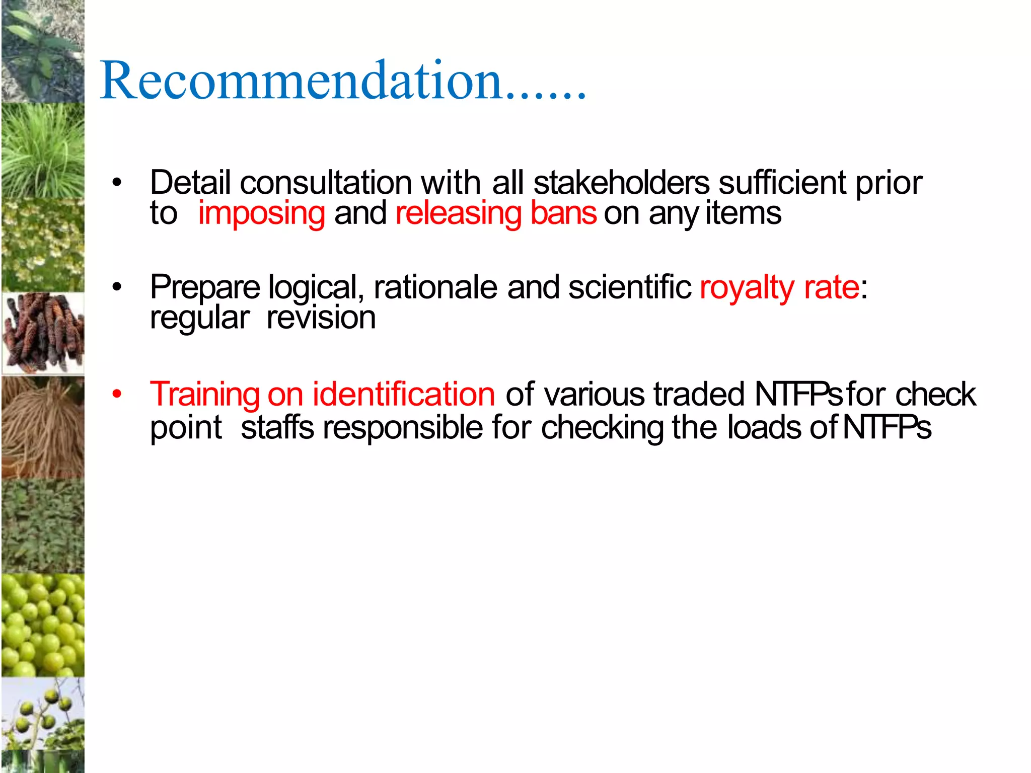 Trade Status of NTFPs in Nepal | PPTX