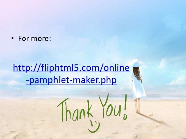 utilize the leading pamphlet maker flip html5 to improve your online