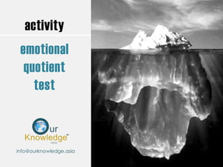 activity
emotional
quotient
test
info@ourknowledge.asia
 