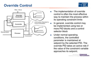 Override Process Utilizing DeltaV Advanced Control Innovations to Improve Control ...