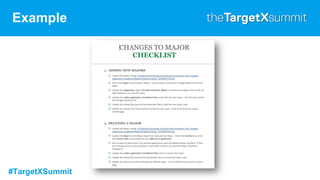 #TargetXSummit
Example
 