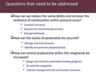 Utilizing livestock biodiversity to secure livelihoods: Indigenous sheep in pastoral systems