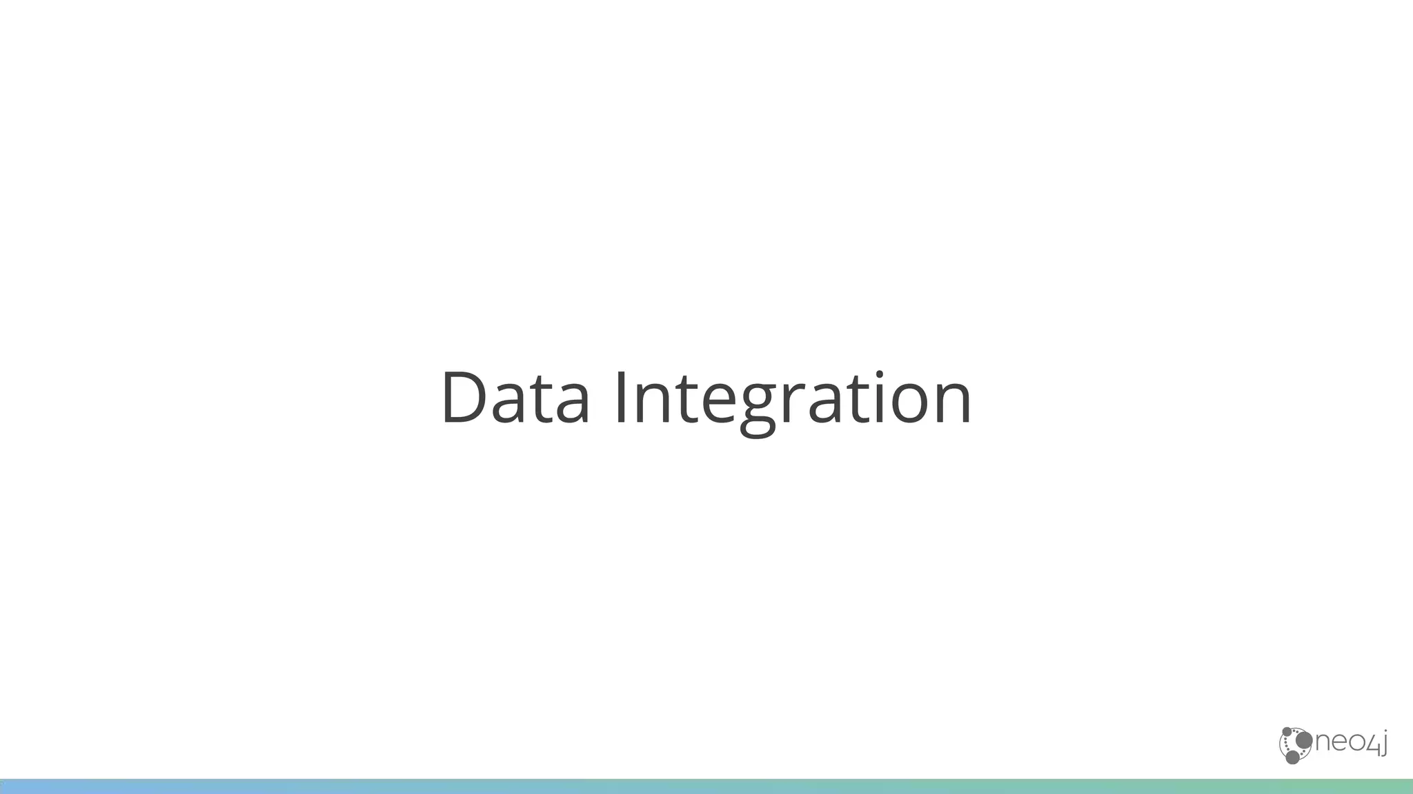 Data Integration
 