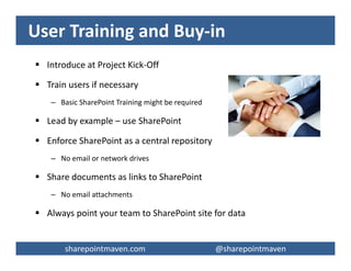 sharepointmaven.com @gregoryzelfondsharepointmaven.com @gregoryzelfond
Advanced Tools Available
 Content By Query Web Part (CQWP) – allows to roll up data from many
sources and present that data all in one place
 SharePoint Designer – HTML Editor and design software to modify
SharePoint sites and web parts
 